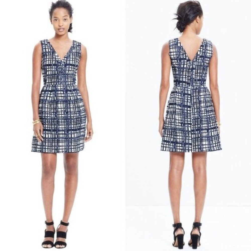 Midnight Navy and White Madewell Women's Dress